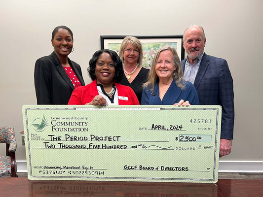 The Period Project Awarded Grant from the Greenwood County Community Foundation