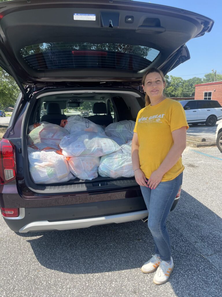 volunteers loaded to drive