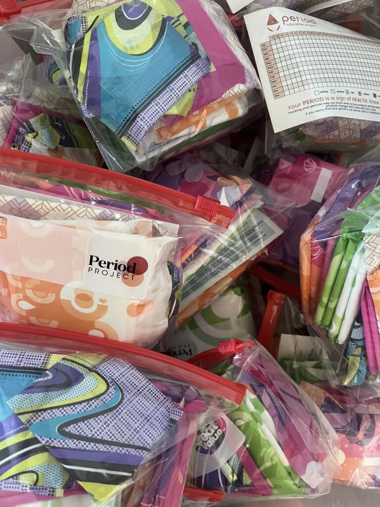 Assembled packs ready to go